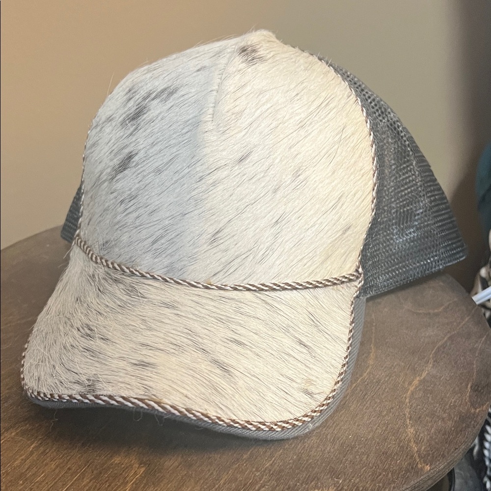Cowhide Trucker Rope Hat